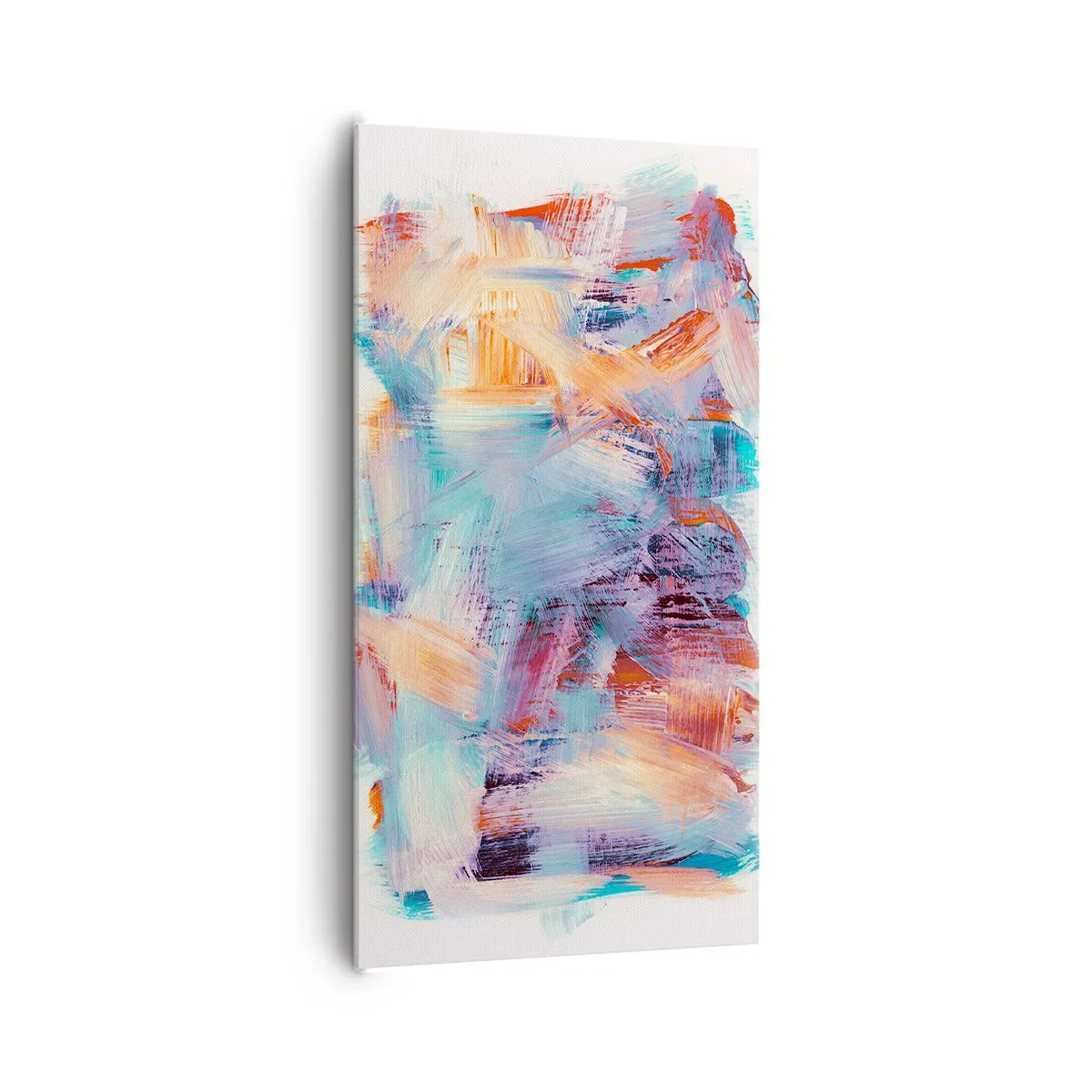 Quadro em tela - Uma bagunça colorida - 65x120 cm