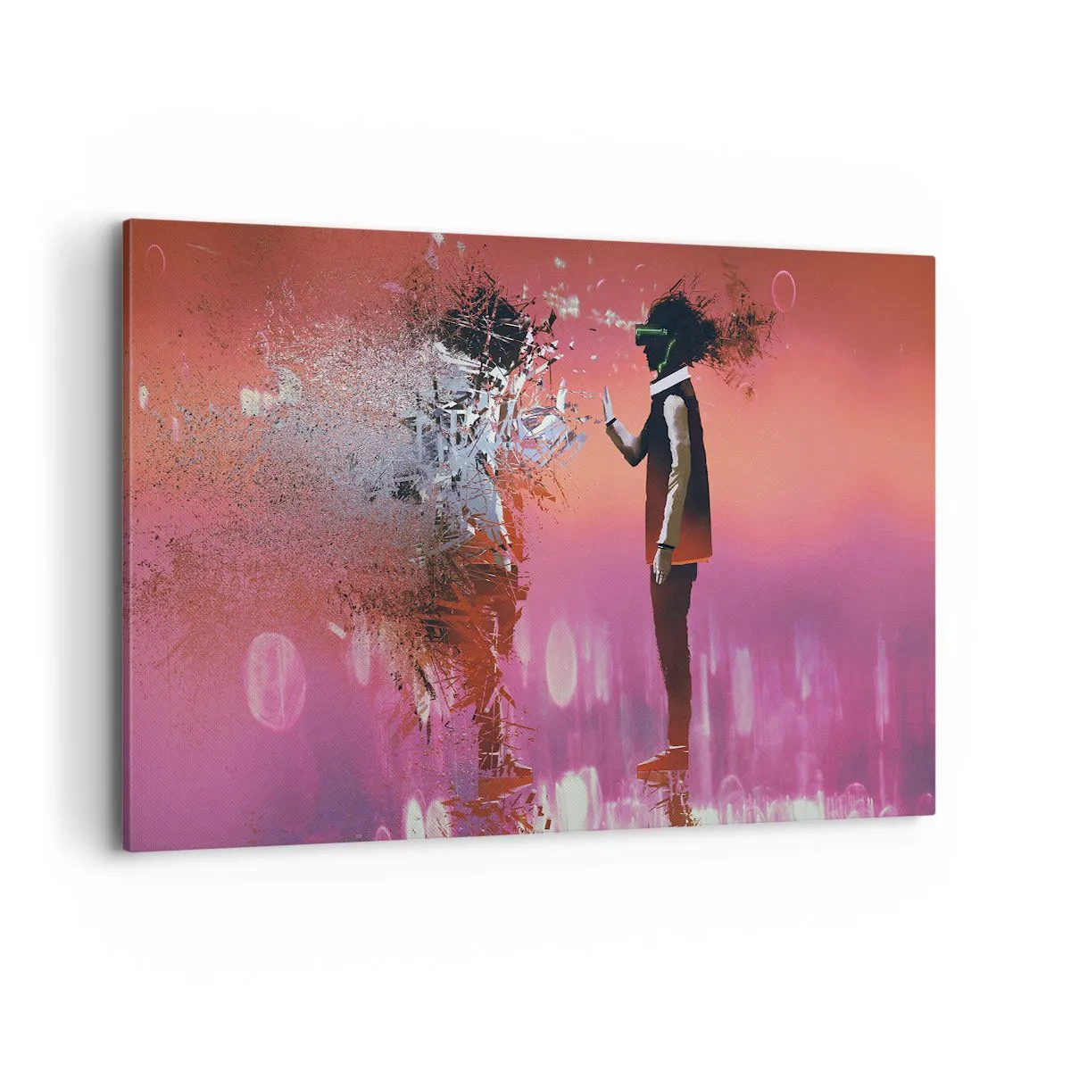 Quadro em tela - É possível olhar para dentro de si mesmo? - 120x80 cm