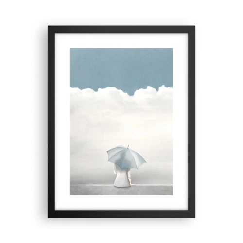 Pôster com moldura preta - No limite da realidade e dos sonhos - 30x40 cm