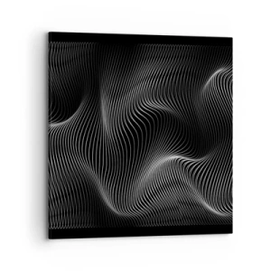 Quadro em tela - Dança de luz no espaço - 70x70 cm