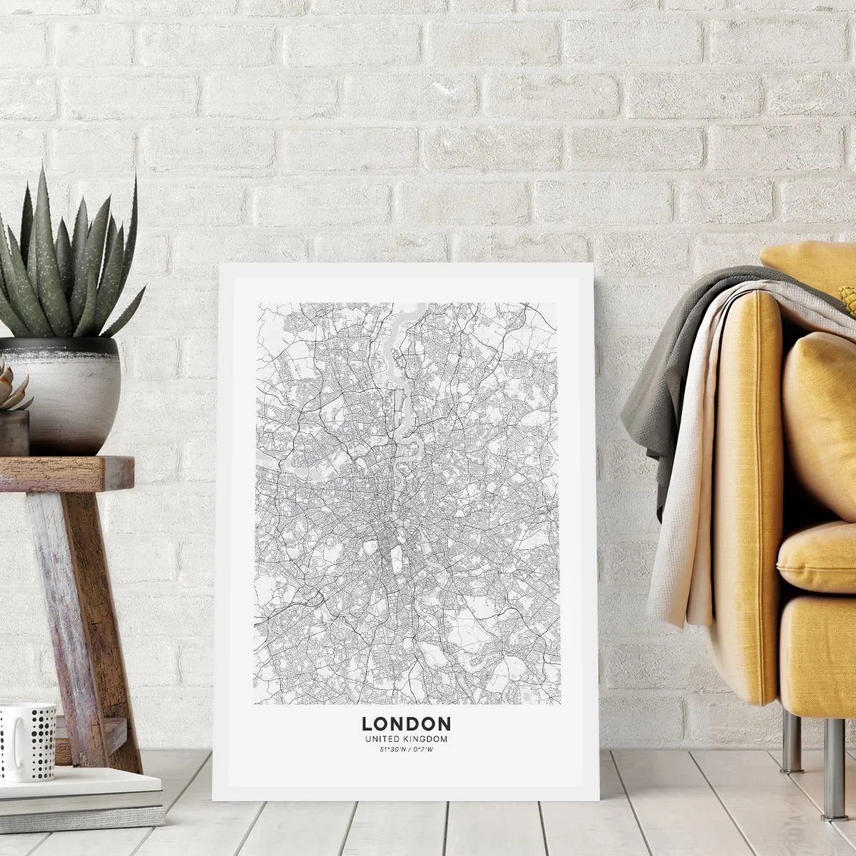 Pôster - Mapa do labirinto de Londres - 40x50 cm