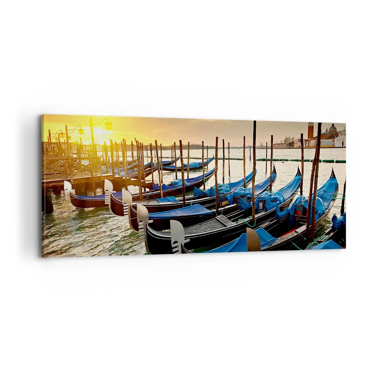 Quadro em tela - Antes que o burburinho chegue - 100x40 cm
