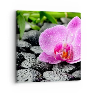 Quadro em tela - Como um coração aberto - 30x30 cm