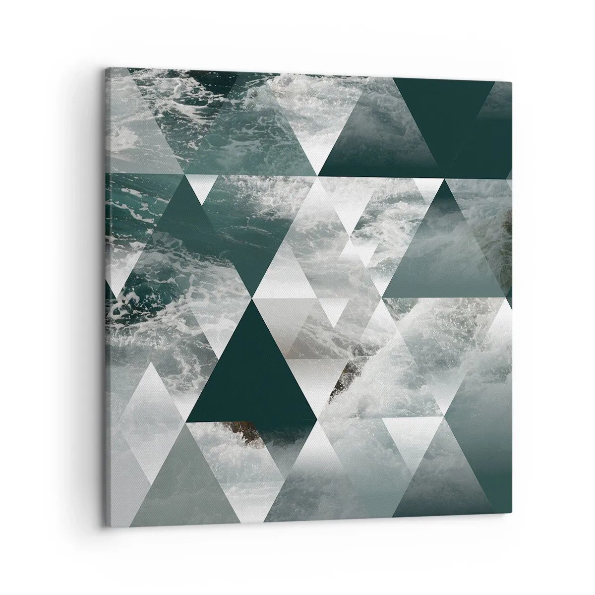 Quadro em tela - Uma perspetiva de cristal - 50x50 cm