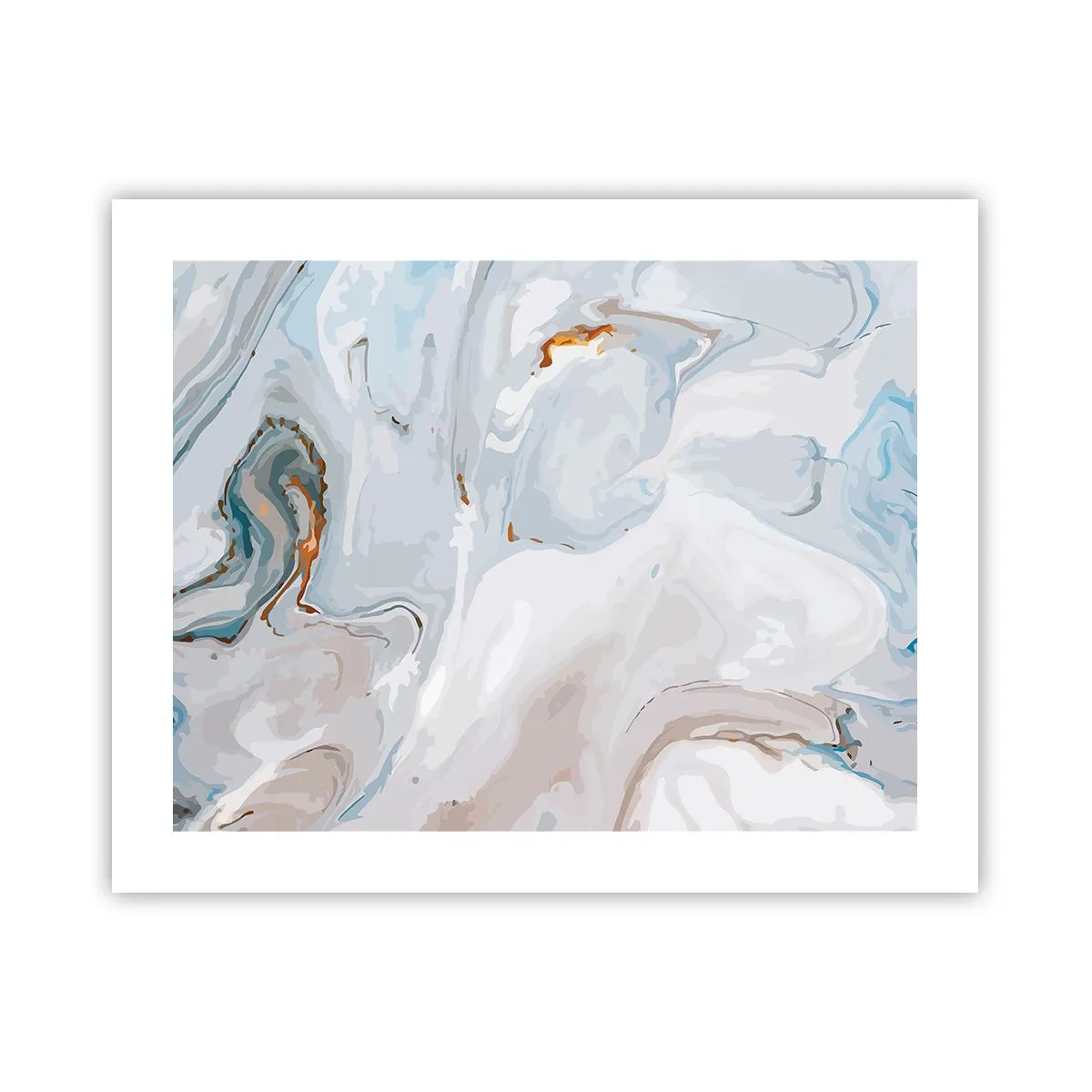 Pôster - Branco elevado - 50x40 cm