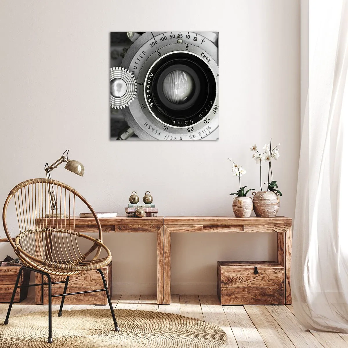 Quadro em tela - Uma história sobre Hollywood - 50x50 cm