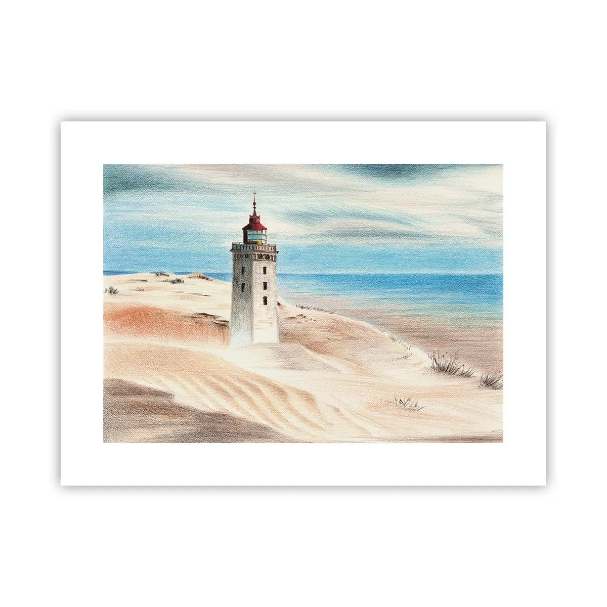 Pôster - Sempre a olhar para o mar - 40x30 cm