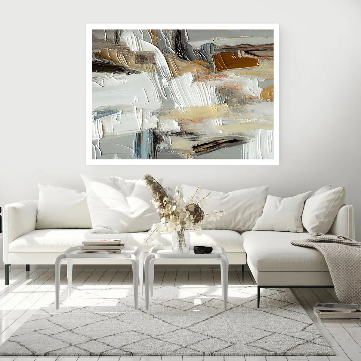 Pôster - Camadas coloridas - 91x61 cm