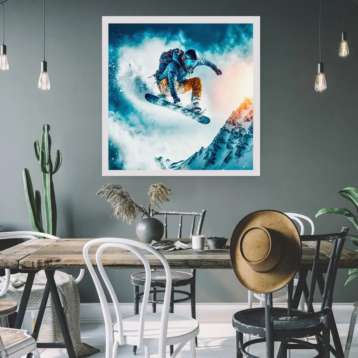 Pôster - Emoções extremas - 60x60 cm