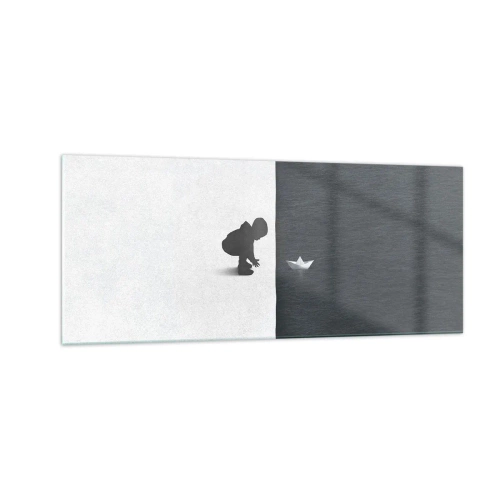 Quadro em vidro - Grande expedição - 100x40 cm
