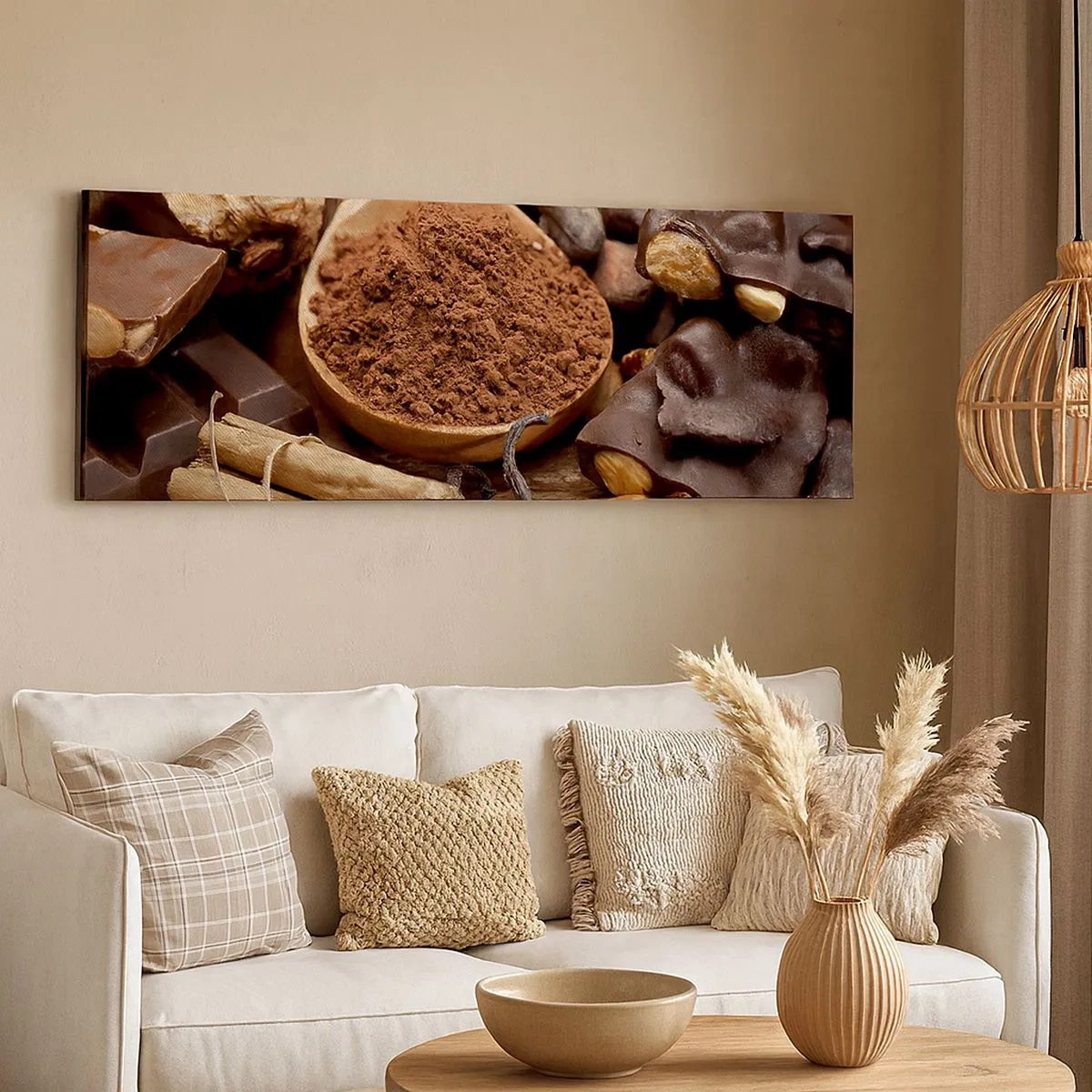 Quadro em tela - O melhor para as tristezas - 100x40 cm