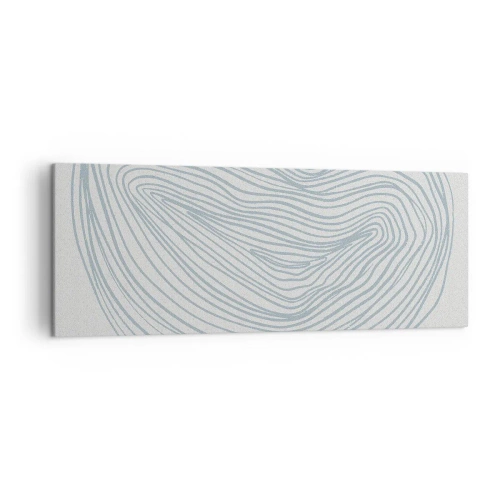 Quadro em tela - Deixe cair o sorriso - 140x50 cm