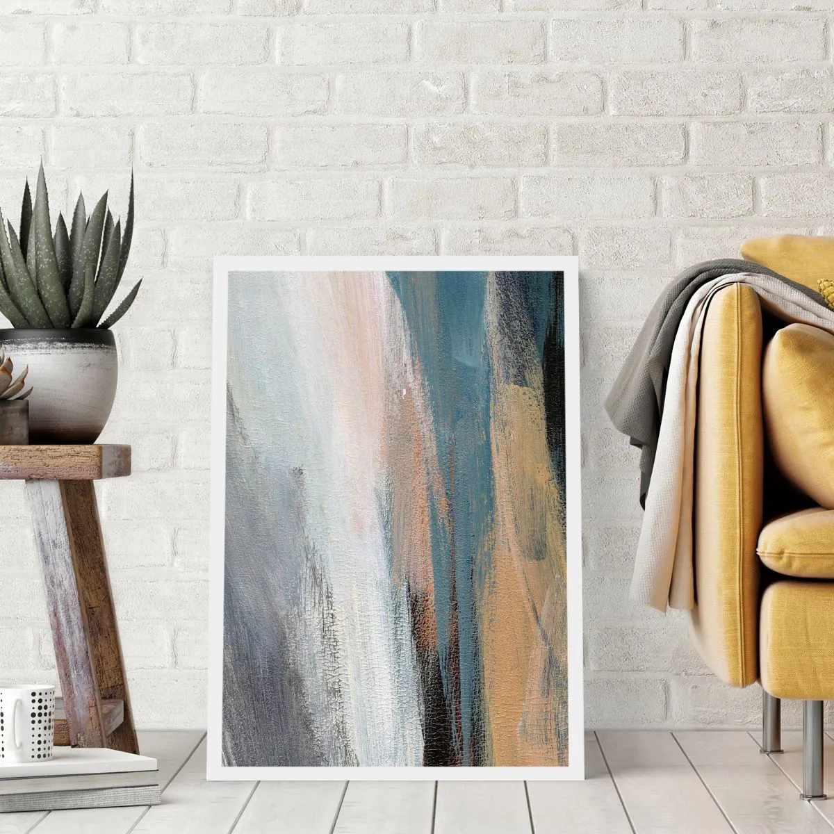 Pôster - Abstração: paisagem do norte - 50x70 cm