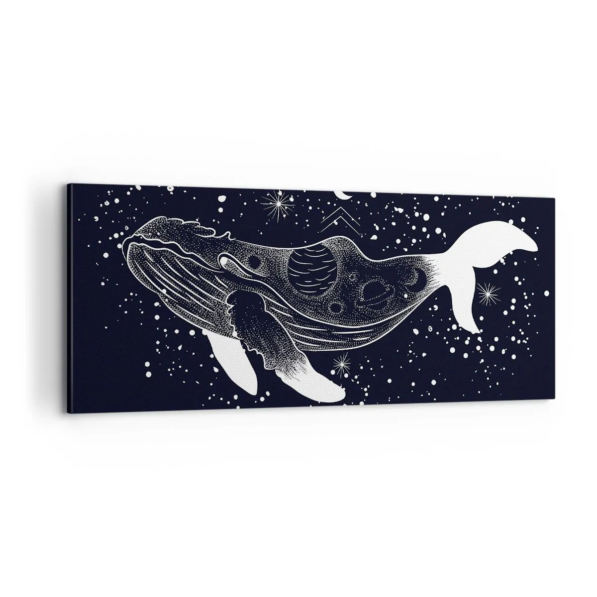 Quadro em tela - No oceano do universo - 100x40 cm