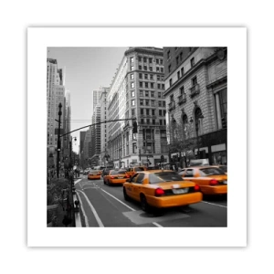 Pôster - Sol da cidade grande - 40x40 cm