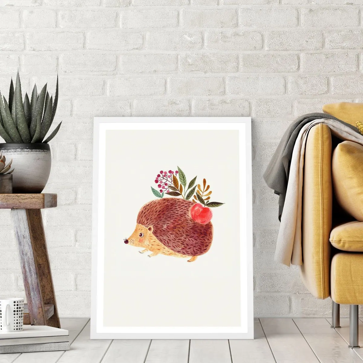 Pôster em moldura branca - Já gostas de mim - 70x100 cm