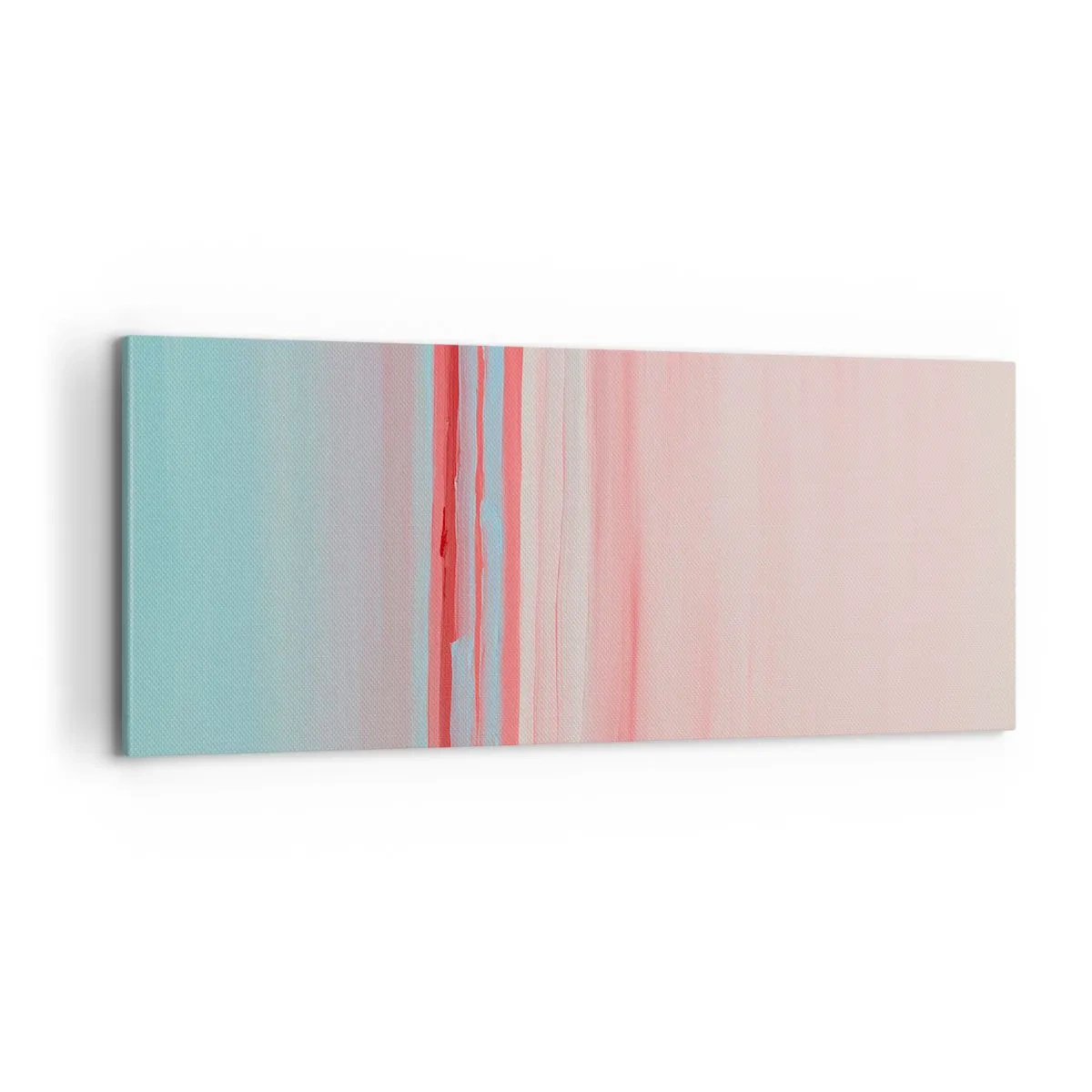Quadro em tela - Abstração ao amanhecer - 100x40 cm