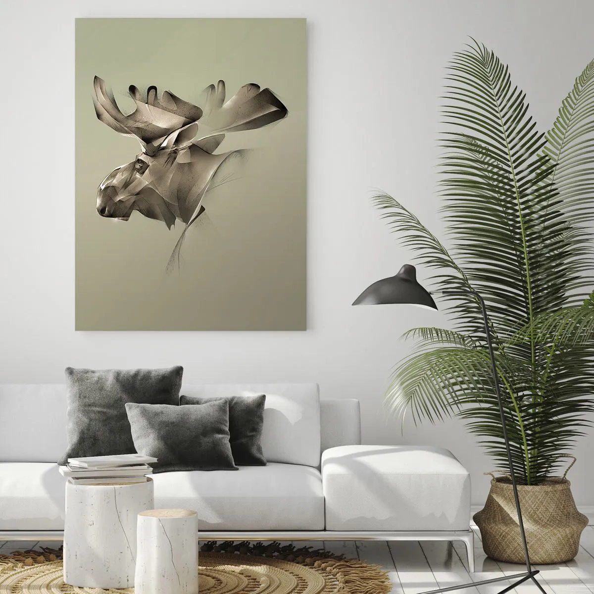 Quadro em vidro - O poder suave da calma - 50x70 cm