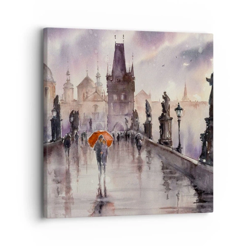 Quadro em tela - Pessoas não mudam - 30x30 cm