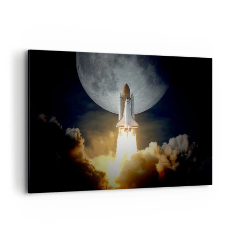 Quadro em tela - O início de uma aventura sobrenatural - 120x80 cm