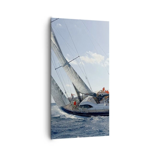 Quadro em tela - Que vença o melhor - 65x120 cm