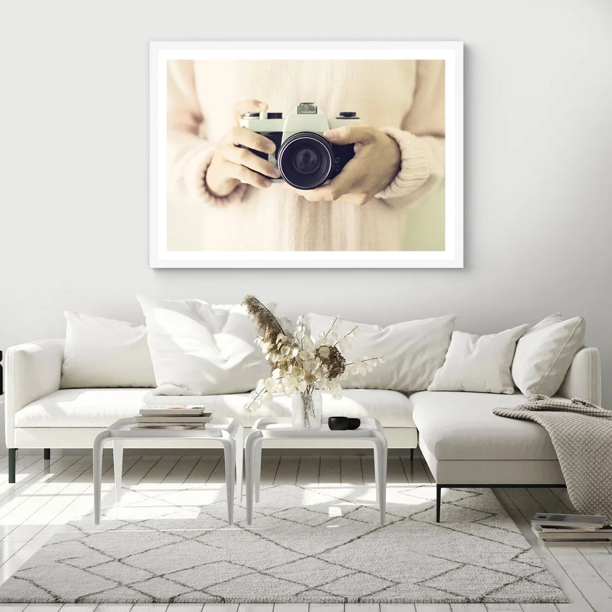 Pôster em moldura branca - Para ver mais... - 40x30 cm