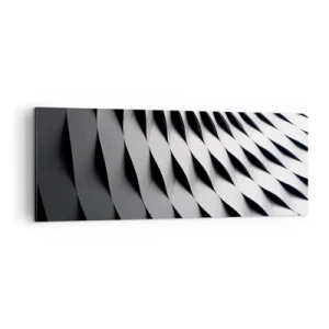 Quadro em tela - Na superfície das ondas - 140x50 cm
