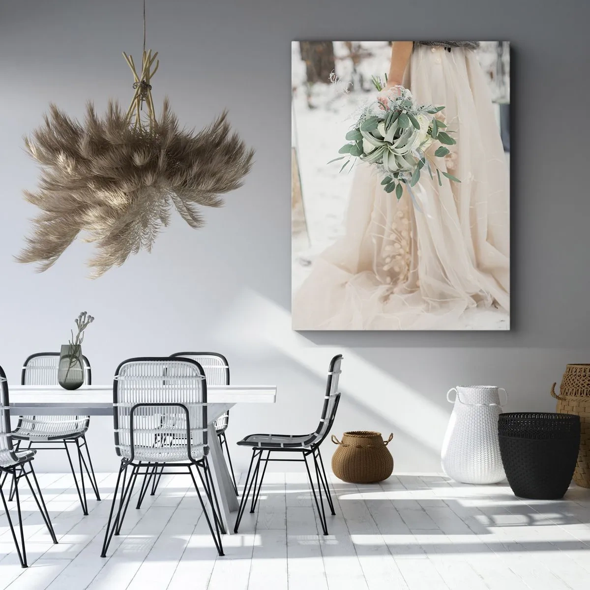 Quadro em tela - E viveram felizes para sempre - 70x100 cm