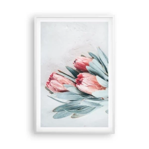 Pôster em moldura branca - Envergonhadas da sua própria beleza - 61x91 cm