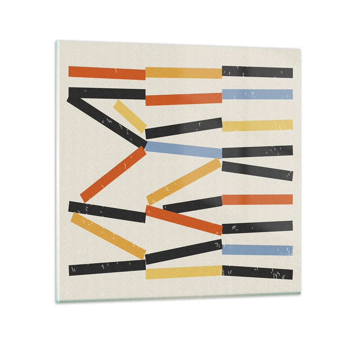 Quadro em vidro - Composição ao nível - 60x60 cm