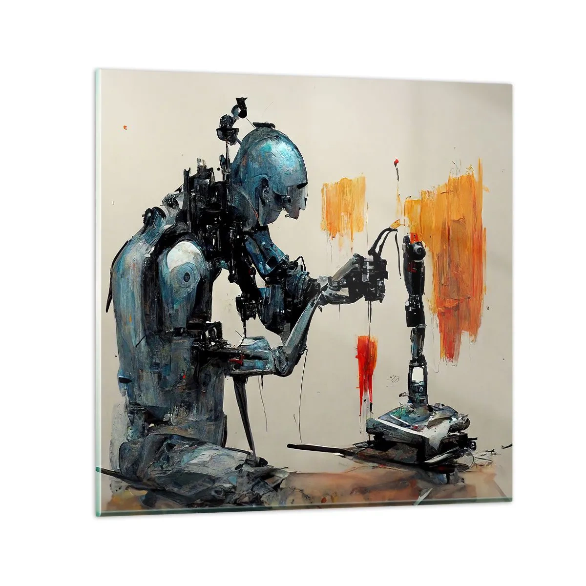 Quadro em vidro - Já amanhã… - 30x30 cm