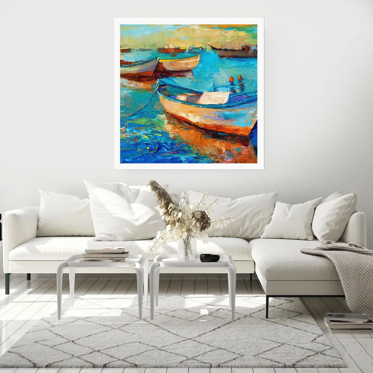 Pôster - Na baía do sul - 40x40 cm