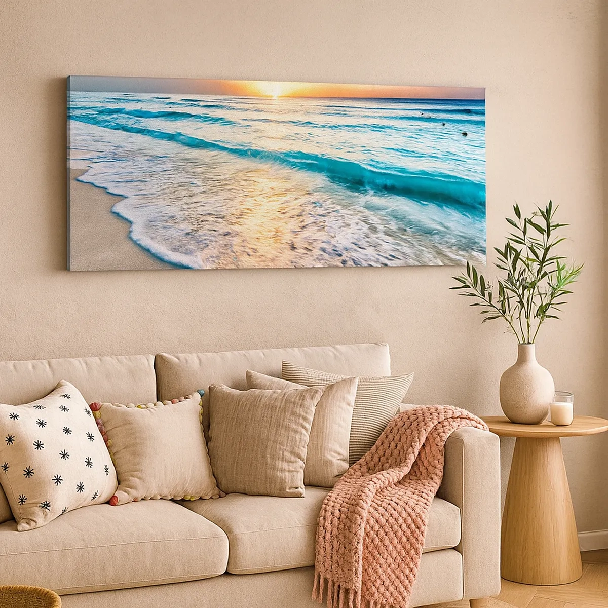 Quadro em tela - Uma visão que vale a pena - 30x30 cm