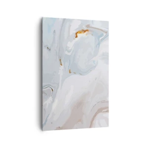 Quadro em tela - Branco elevado - 80x120 cm