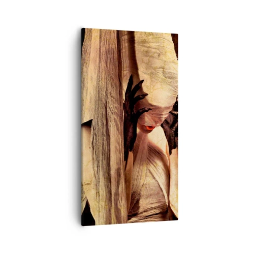 Quadro em tela - Entre o bem e o mal - 55x100 cm