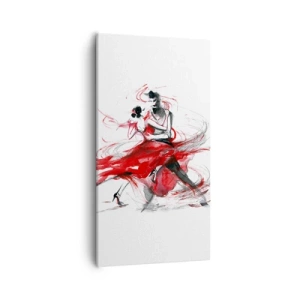 Quadro em tela - Tango - o ritmo da paixão - 55x100 cm