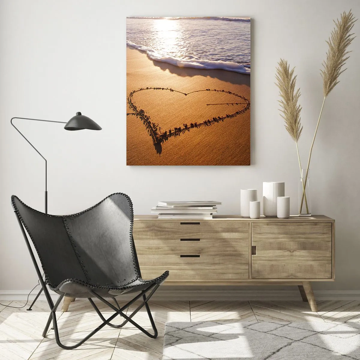 Quadro em vidro - Declaração de férias - 50x70 cm