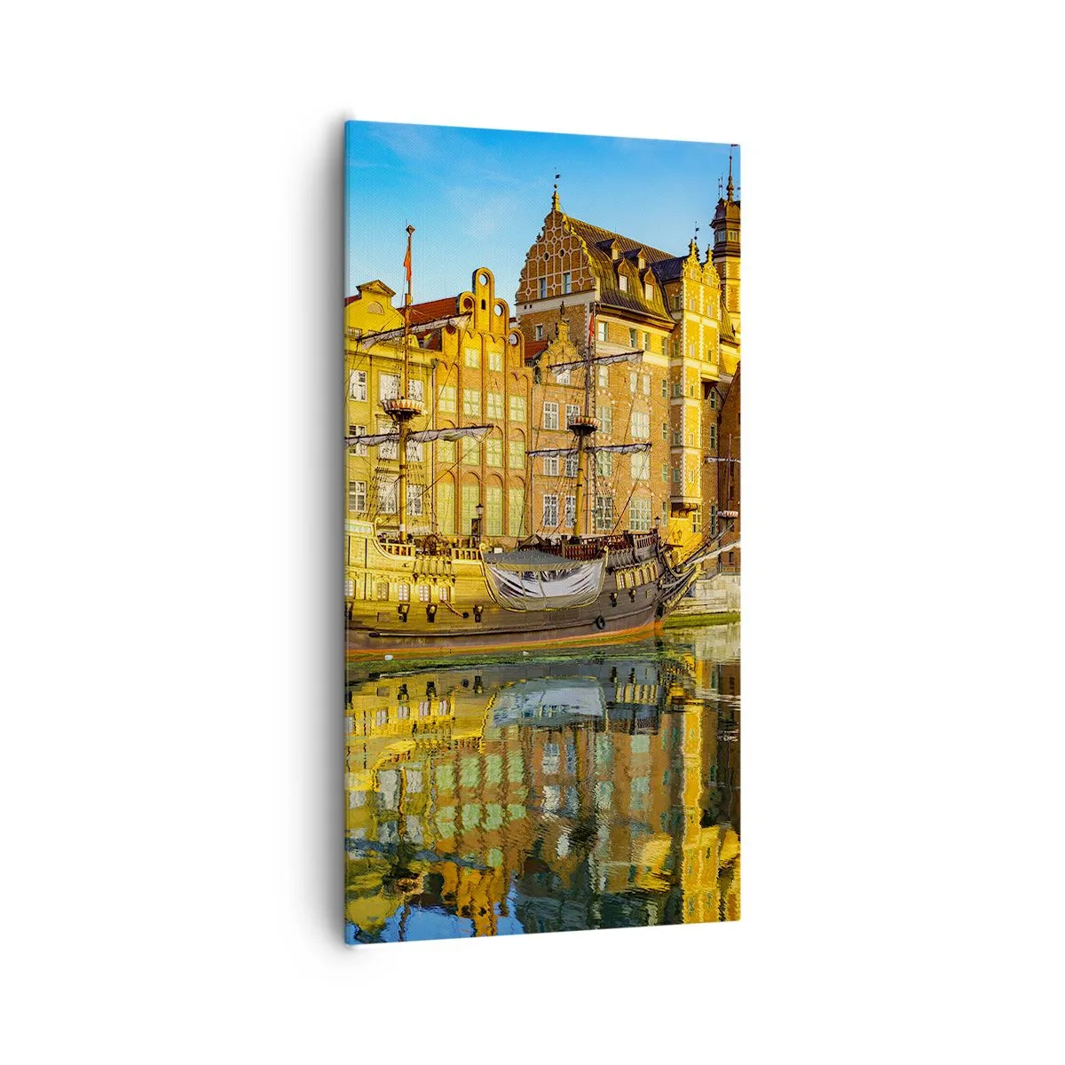 Quadro em tela - Imagem espelhada do passado - 65x120 cm