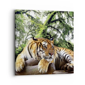 Quadro em tela - Com os melhores cumprimentos - 30x30 cm