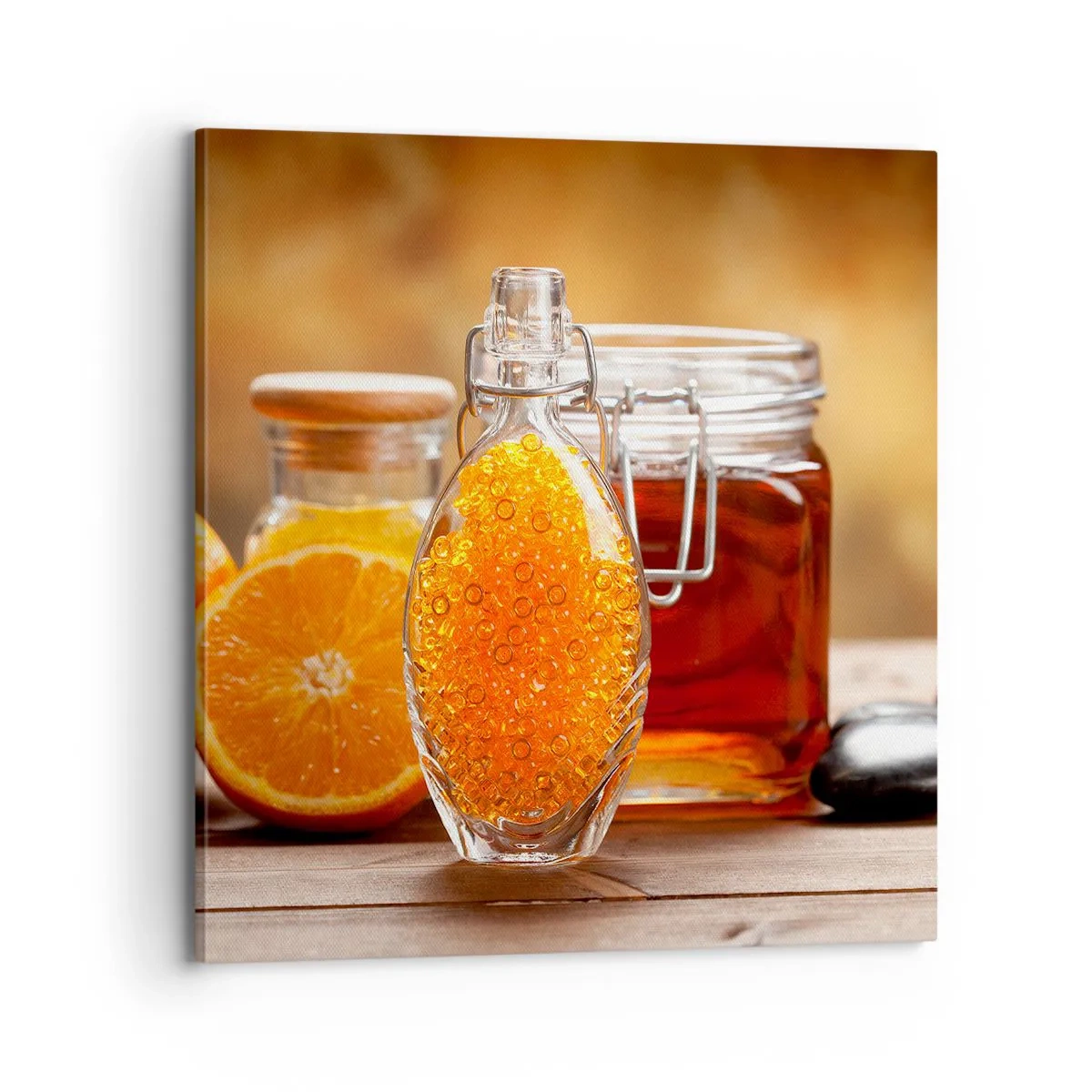 Quadro em tela - Sabores e aromas ensolarados - 70x70 cm