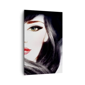 Quadro em tela - Olhar de safira - 80x120 cm