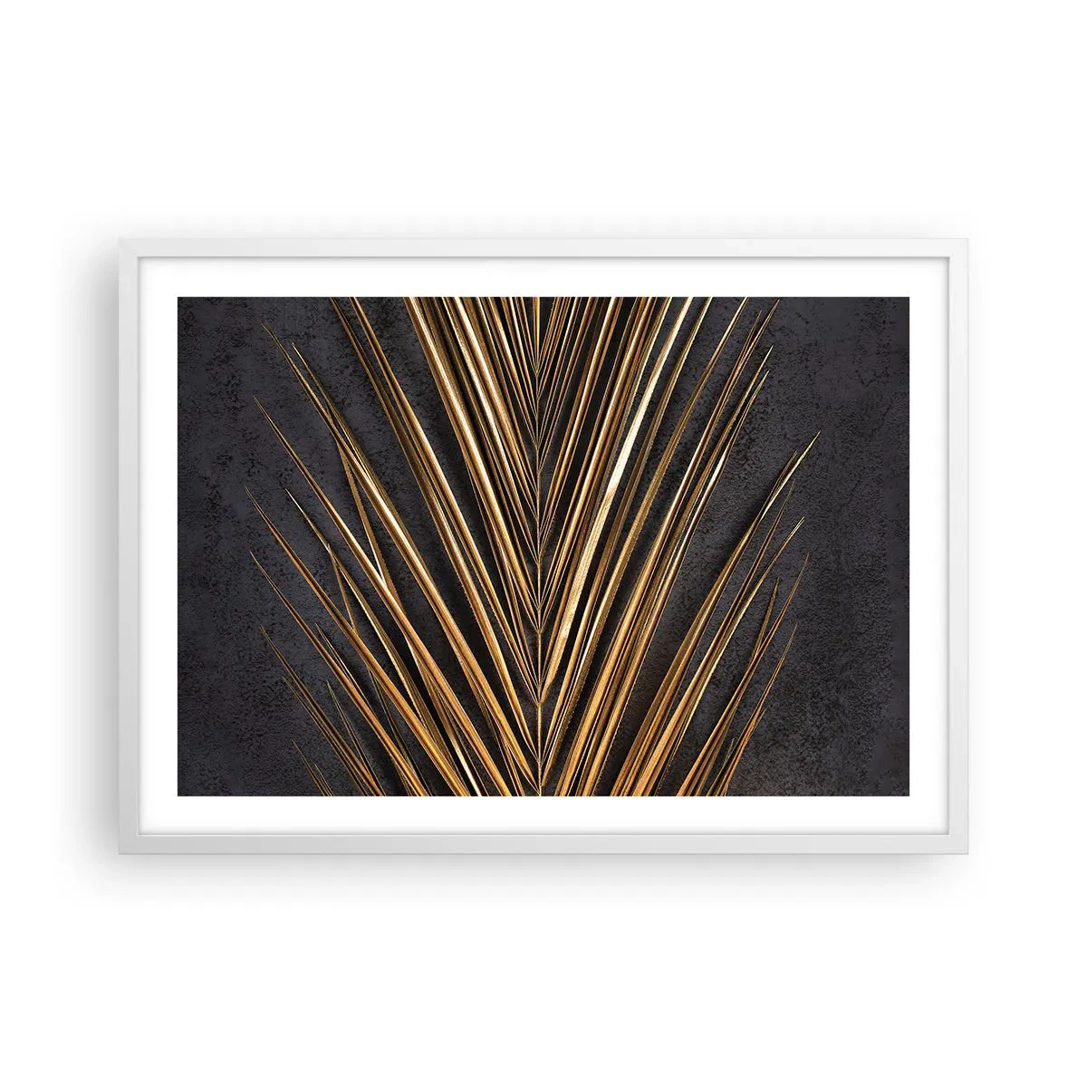 Pôster em moldura branca - Ouro dos trópicos - 70x50 cm