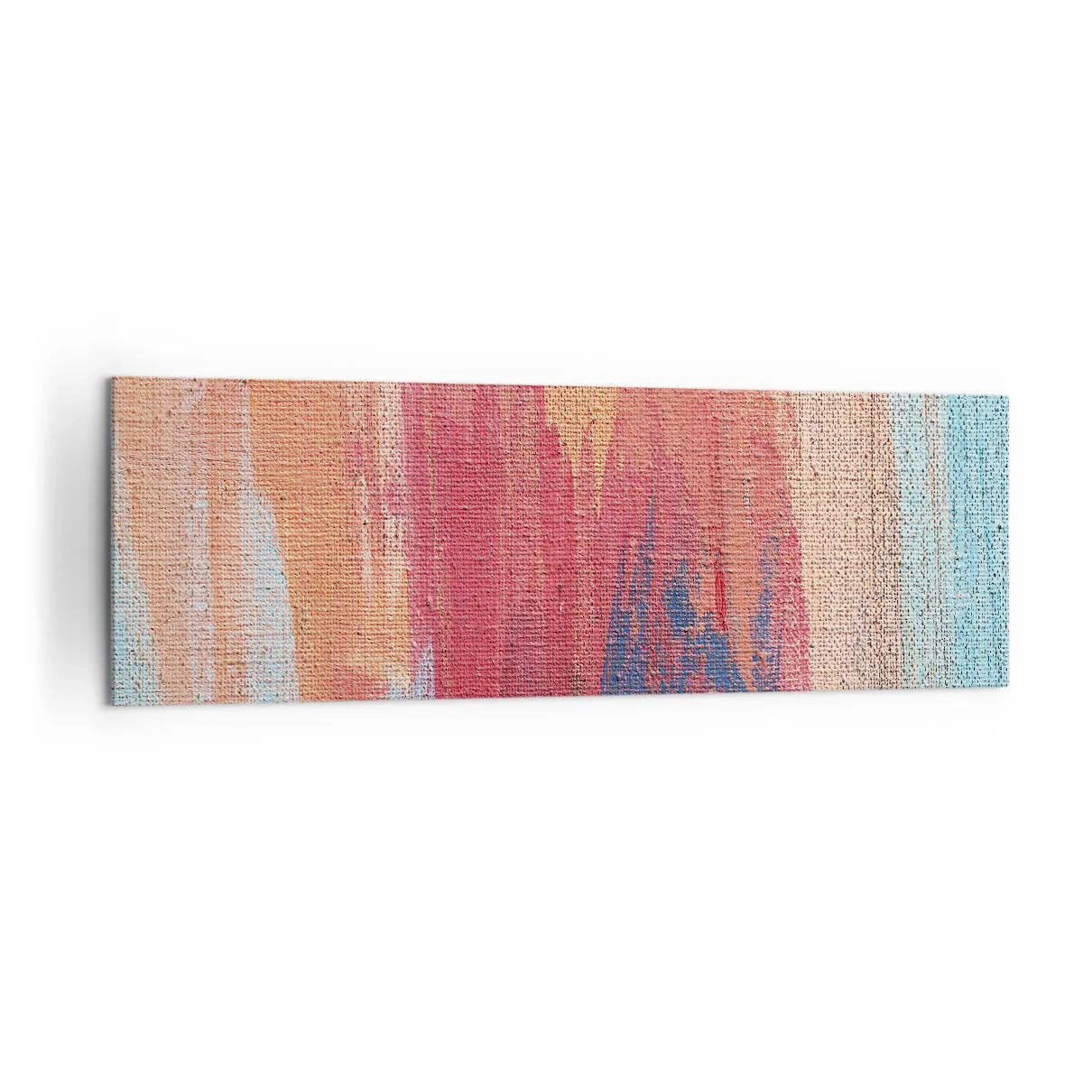 Quadro em tela - Flutuar pelo arco-íris - 160x50 cm