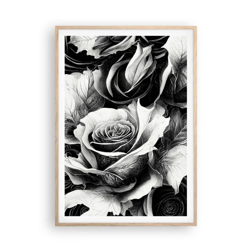 Pôster com moldura de carvalho claro - Sempre uma rainha - 70x100 cm