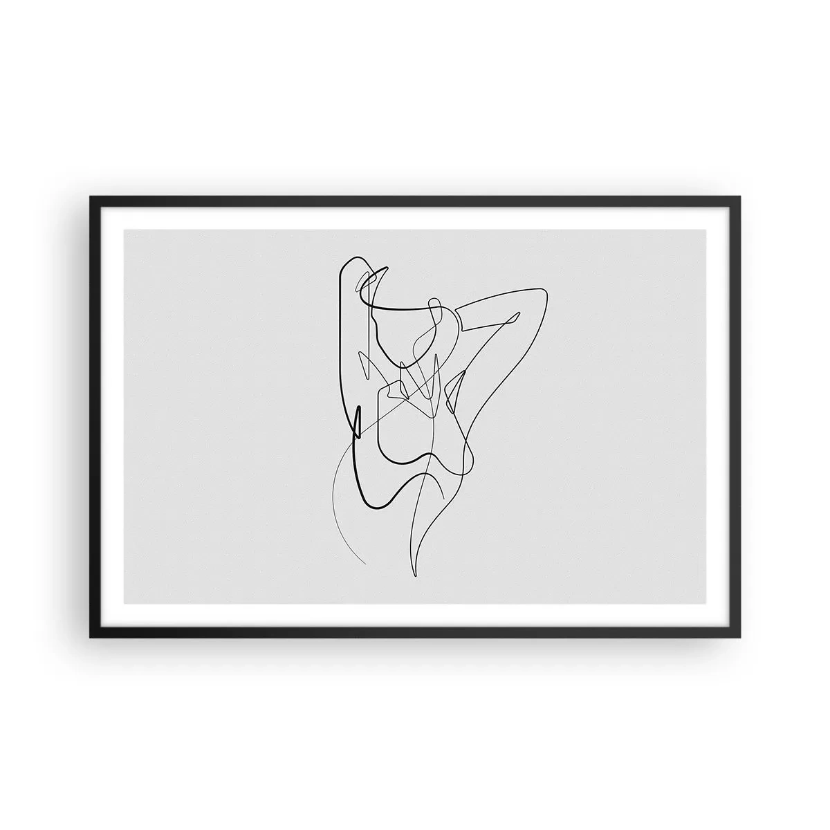 Pôster com moldura preta - Que tipo de pessoa é realmente... - 91x61 cm