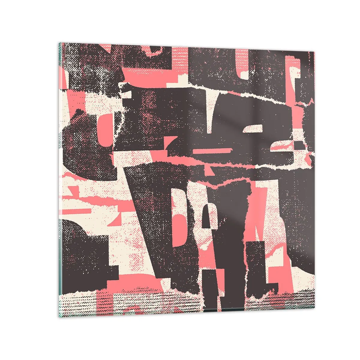 Quadro em vidro - Todo esse barulho - 40x40 cm