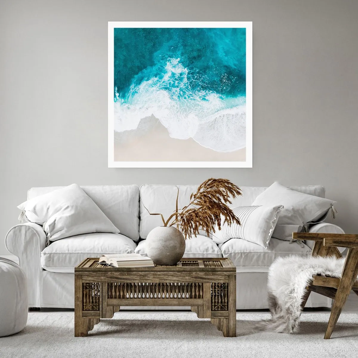 Pôster - Carícia natural - 40x40 cm