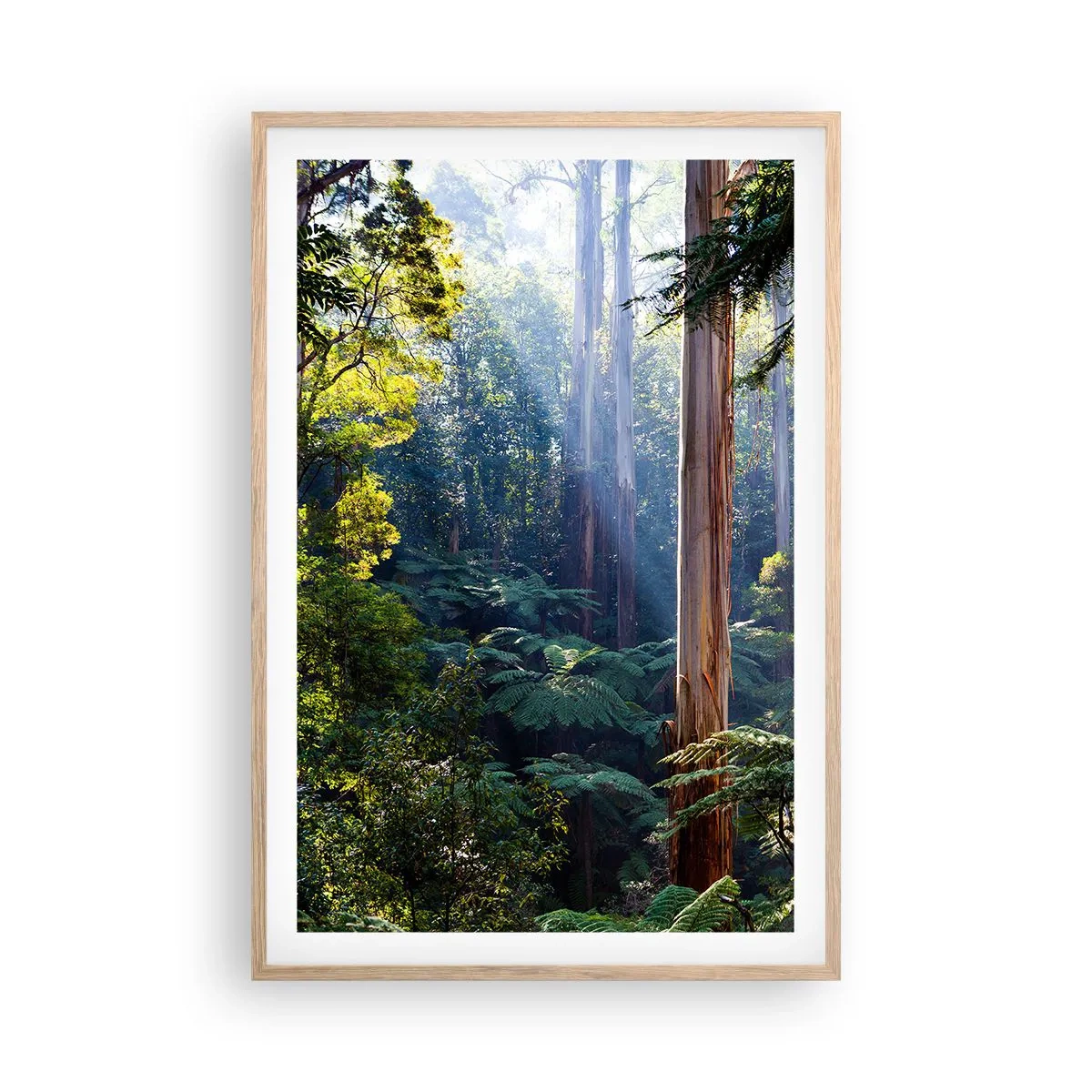 Pôster com moldura de carvalho claro - Um conto de fadas da floresta - 61x91 cm