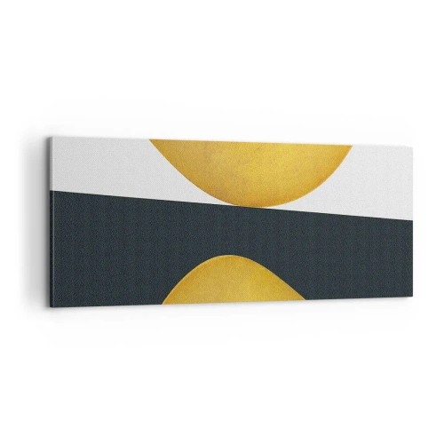 Quadro em tela - Primeiro: ouro - 100x40 cm