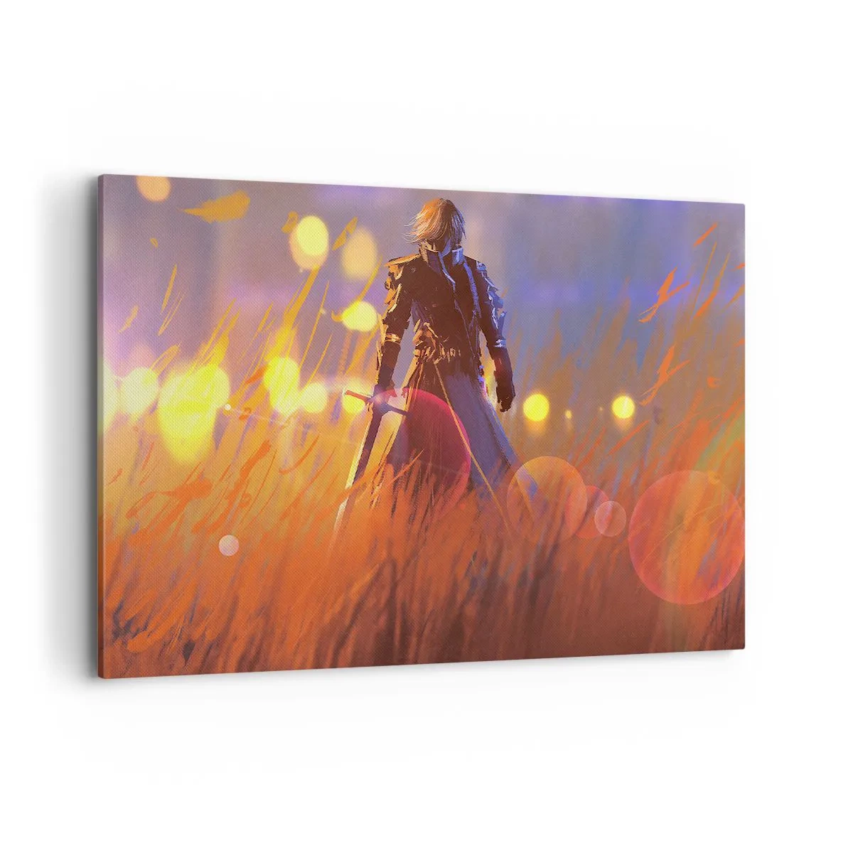 Quadro em tela - Cavaleiro errante - 100x70 cm